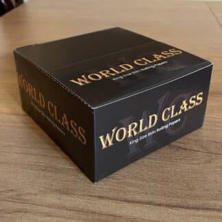 world class king size slim rolling papers box of 40 packs